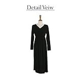 ラップ授乳ロングワンピース 授乳服 　シックスタイル　フォーマル　長袖　授乳ワンピース　【118014001】