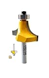 Workshop Tools 9/16 Rounding Over Router Bit w/ 1/2 Bearing, 1/4 Shank - 15035 by Workshop Tools