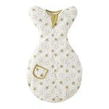 スワドル 星柄 綿100% おくるみ ベビー服 赤ちゃん 新生児 寝かしつけ 着るおくるみ