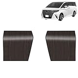 DodoxDIY 新型アルファード40系 ヴェルファイア/ベルファイア40系 アクセサリー カスタムパーツ 車種専用グッズ パワーウィンドウパネルカバー インテリアパネル ガーニッシュ用品 室内装保護 パーツ ABS樹脂製 おもてなしスイッチ無し 艶消木目調ブラウン
