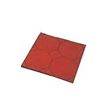 【完全受注生産】【8枚】サンダム RTタイル RT-105 レッド ゴム チップ タイル ZEON 磐K 代不【本州以外送料別途】