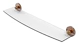 Allied Brass P1033/24-ORB 18 x 5 Glass Shelf Satin Brass by Allied Brass