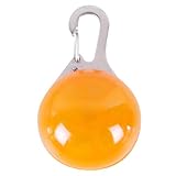 Remarks Japan 首輪 光る 犬用 LED 大型犬 USB充電式 小型犬 ペット オレンジ