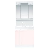 TOTO 洗面化粧台セット(KE) 750mm 3面鏡+スライドラック ペールピンク KE73C1P