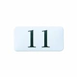 シロクマ チークサイン No.11 NP-13N-11 40m/m×20m/m×2.0t 白