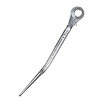 まとめ買い 2個セット「ストロングツール(Strong Tool) 両口ラチェットレンチ 17×21 シノ付 先曲がり・ロング 12847」