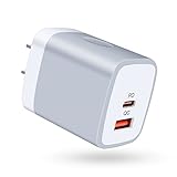 Viviber 急速充電器 iPhone16 acアダプター Type-C PD 充電器 タイプc コンセント 2ポート(USB-C 20W+USB-A 18W) PSE認証 usb 充電器 iPhone13 充電器 usb-c電源アダプタ スマホ充電コンセント iPhone15/14/13/12/11/iPad/Xperia/GALAXY/Android等対応