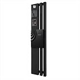 港製器工業　グランデ　PLAN-C　本体＋表札＋ポスト＋照明セット　MGR-KL 　ブラック／レッド