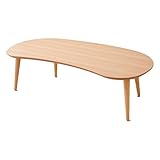 エムール ビーンズ型 コーヒーテーブル 直径105cm 日本製 アッシュ (アッシュ)