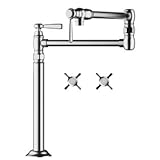 Hansgrohe 16860831 Montreux Potfillerデッキマウント、ポリッシュニッケル仕上げ
