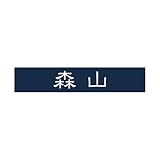 丸三タカギ 彫り込み済表札 アクリル APB1-N-1-1-森山 【完成品】