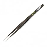 Wiha 44503 135mm Long Narrow Body Low Force Professional Quality ESD Tweezers [並行輸入品]
