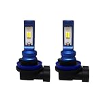 dwayde H11 LED フォグランプ 2色切替球 白光 黄光 CSP ビーズ 駆動内蔵 H8 H9 H16 自動車 交換電球 2個(H11_H8_H16, 2色切り替え可能)