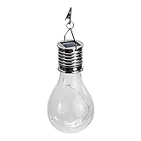 Refaxi 防水ソーラー回転可能屋外ガーデンキャンプLEDライトランプ電球を吊るす