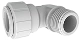 John Guest Speedfit PSEI482024 1/2-Inch CTS by 1/2-Inch NPT Male Fixed Elbow, 5-Pack [並行輸入品]