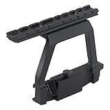 CYMA AK 74U用 サイドレールマウントベース 電動ガン エアガンパーツ アルミ製 20㎜レール対応スコープマウント