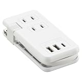 オーム(OHM) 電源タップ 3個口 USBポート付き Type-A Type-C PD対応 20W 急速充電 モバイルUSBタップ コードくるっと収納 HS-A3U2C120E-W 00-7084 オーム電機