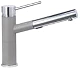Blanco 441490 Alta Compact Pull-Out Dual Spray, Truffle/Chrome [並行輸入品]