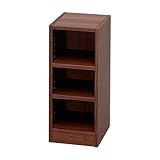 アイリスオーヤマ ラック スペースフィット 幅25×奥行29×高さ60cm ウォールナット S-SFR6025