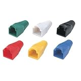 （まとめ）サンワサプライ モジュラーカバー（先付けタイプ・6色セット） ADT-MC4【×10セット】