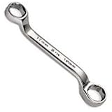 SK Hand Tool 87787 6-Point Short Deep Box End Wrench, 17 x 19mm, Full Polished Finish [並行輸入品]