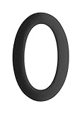 Architectural Mailboxes 3585B-0 5 in. Brass Floating House Number 0 Black [並行輸入品]
