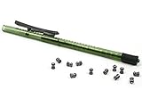 ペレットペン、Holds 15 .22-cal Pellets、グリーンbyペレットペン