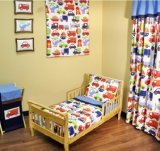 Transporation Multicolor 4 pc Todler bedding set [並行輸入品]