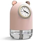 卓上加湿器 USB給電 超静音 大容量300ml 小型 ホームアロマ加湿器 七色LED 8時間連続加湿 かわいい 省エネ 空焚き防止 乾燥/