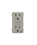 Leviton Renu tamper-resistant漏電遮断器コンセント、15 a-125vac RKG15-WS 1