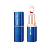 天使の誘惑リップスティック、色が変わるリップ、色が変わるリップ、温度で色が変わるリップスティック、ゴールデンカバーリップスティック、INS ファッションリップグロス、クリスタルジェリーリップスティック リップスティック（101# ブルーエルフ）