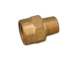 3／8"NPSメネジ⇔1／4"NPTオネジ変換アダプター