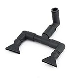 uxcell スプレーノズルプラスチックスイベルヘッド　ノズル　グレー　回転式　スプレー