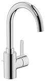 グローエ(GROHE) EUROSMART COSMOPOLITAN ユーロスマート コスモポリタン シングルレバー洗面混合栓(引棒付) JP335002 (グローエジャパン公式・ 日本規格適合品)