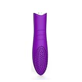 QUENJOY® 女性用 バイブレーター Ｇスポット刺激 マッサージ器 電池仕様 10種類モード 防水 静音操作 色ランダム (A)