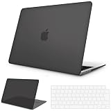 【M5 M4 M3 M2チップモデル 用 マット加工・ブラック 特別版】NPUOLS MacBook Air 13 インチ ケース 2026-2022年発売 A3449 A3240 A2681 A3113 カバー 薄型 人気 耐衝擊 マックブックエアー M4 ケース 男子（極薄TPU 日本語配列キーボードカバー付き）