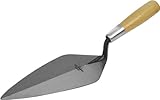 MARSHALLTOWN The Premier Line 10278 10-Inch Narrow London Brick Trowel with Large Wooden Handle by M