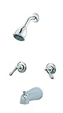 Pfister g03 – 82bc 2-handleタブ&シャワー蛇口ポリッシュクロームwithメタルレバーハンドルの、2.0 GPM