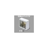 マサル工業 メタルエフモール/メタルモール 付属品 2個用スイッチボックス 深型 ホワイト 深型 ABN4122 【受注生産品】