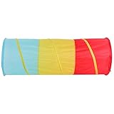 Domybest トンネルおもちゃ 子供遊ぶテント 室内 室外 ゲームハウス 秘密基地 ドリルの登り 軽量 折りたたみ 可愛い 誕生日プレゼント 三色