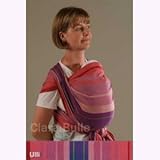 Echarpe de portage longue, Leo, taille au choix, coloris turquoise