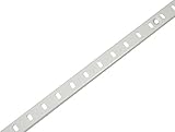 ベスト ステンレス棚柱 716ミリ ホワイト 17ミリピッチ 16-131