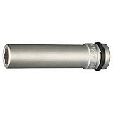 トネ(TONE) インパクト用超ロングソケット 4NV-14L100 差込角12.7mm(1/2") 二面幅14mm