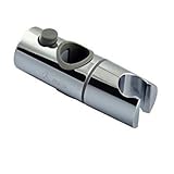 KES PB1S20交換用20mm スライド バー用ハンドシャワー フック 高さと角度を調節できるスライド バーのシャワー ホルダー、クロームめっき 並行輸入品