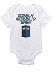 T - Rexアパレル" Wibbly Wobbly Baby " Doctor Who カラー: ホワイト
