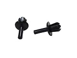 テクノベインズ 樹脂 スナップリベット (取付穴：Φ5.2mm　適用板厚：最大2.0mm） 20個/パック TSRA52K-B0