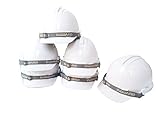 Prasertsteel Safety Helmet S-GUARD 6-point nylon suspension ( 6 Packs - White )