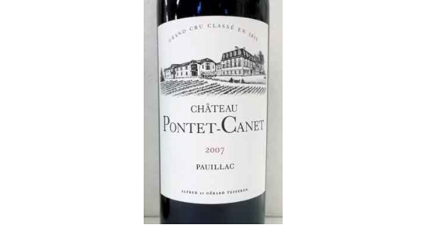 Amazon Co Jp ポンテカネ 赤ワイン シャトー ポンテ カネ 07 Pontet Canet 通販 食品 飲料 お酒