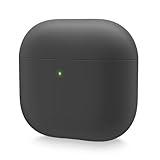 【elago】 AirPods 4 対応 ケース シリコン ハイブリッド カバー 耐衝撃 落下防止 ワイヤレス充電 MagSafe 対応 [ AirPods4 エアポッツ 4 第4世代 対応 ] LIQUID HYBRID ブラック