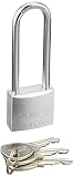 日本ロックサービス ABUS アバス南京錠 TITALIUM 64TI 吊長タイプ シルバー 30